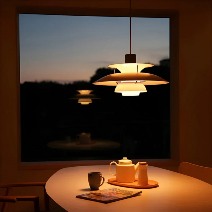 Farverig moderne jern-LED-pendel - ColorLuxe