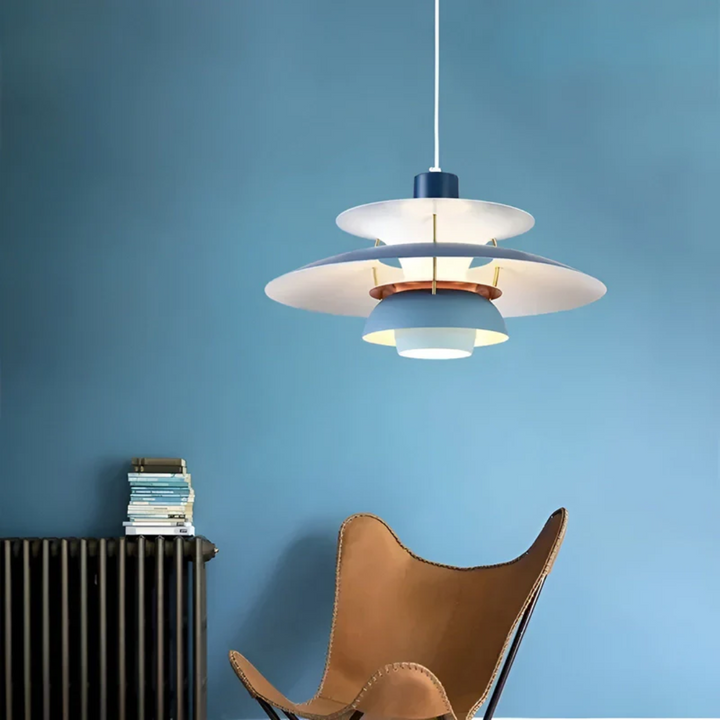 Farverig moderne jern-LED-pendel - ColorLuxe
