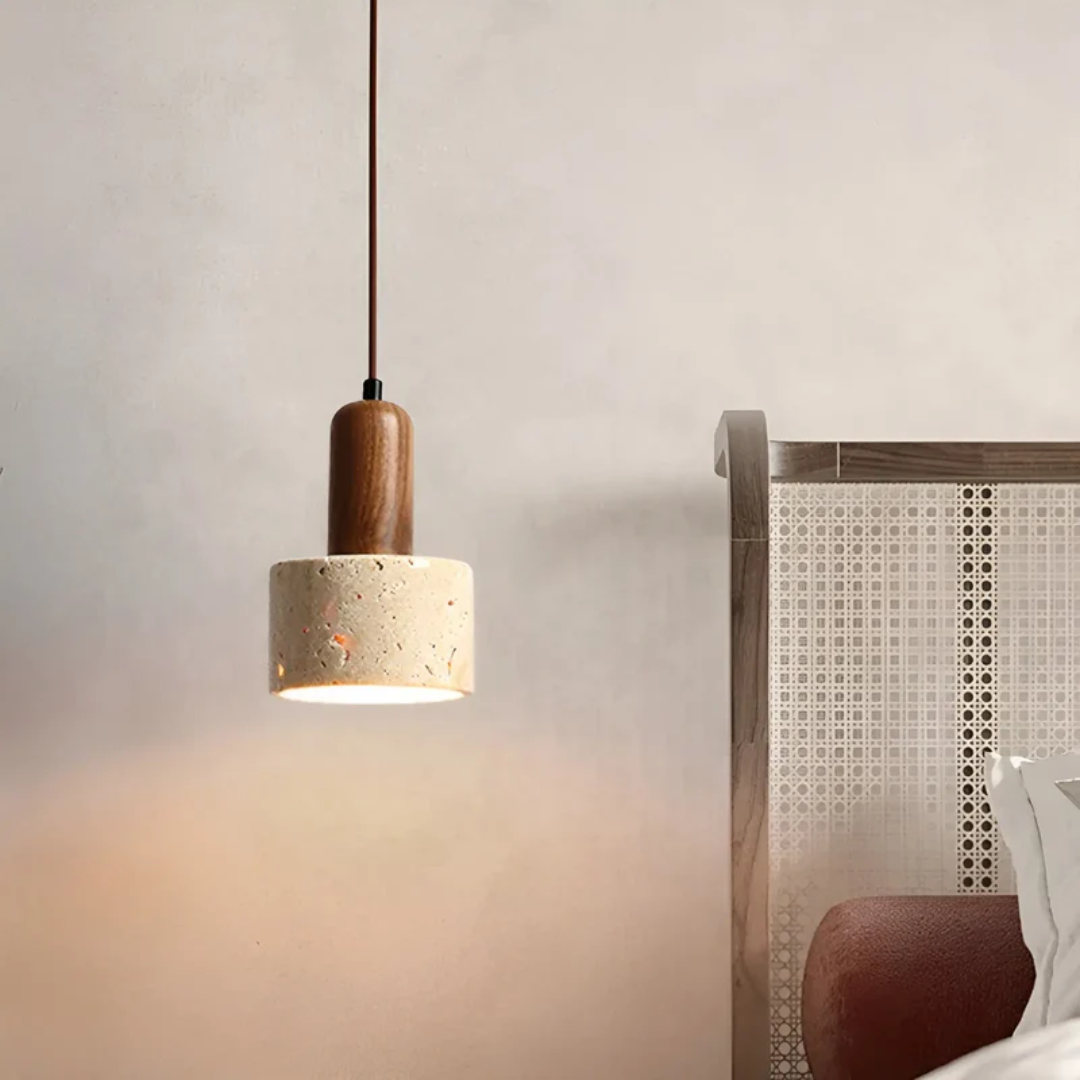 Japansk design Wabi-Sabi loftlampe - TranquilGlow
