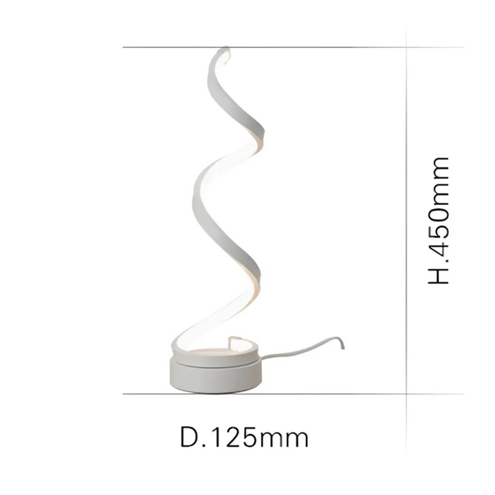 Dæmpbar moderne spirallampe - LumaSpiral
