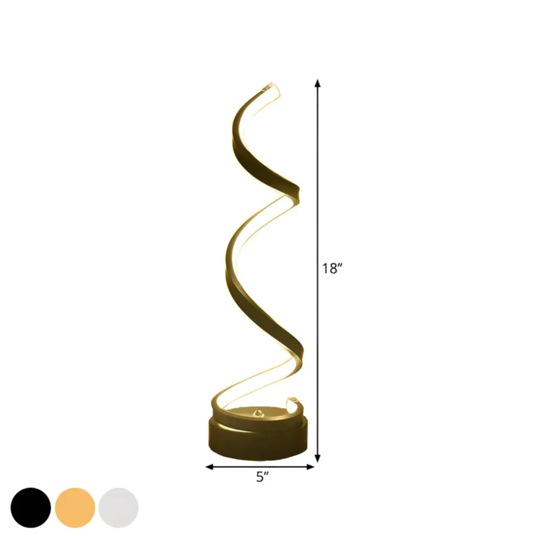 Dæmpbar moderne spirallampe - LumaSpiral