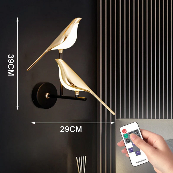 Roterende LED-væglampe - LuminaBird