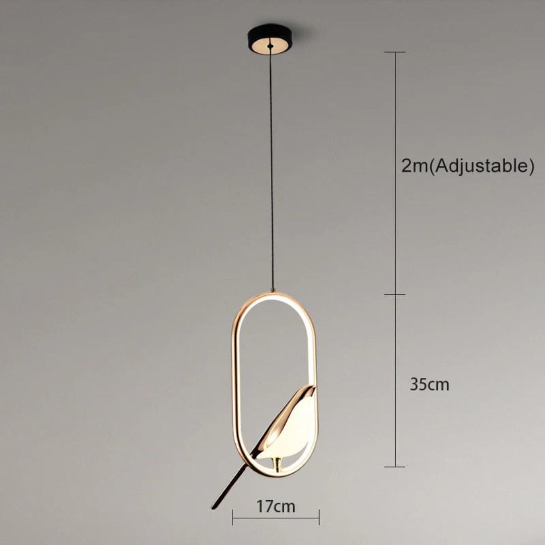 Roterende LED-væglampe - LuminaBird