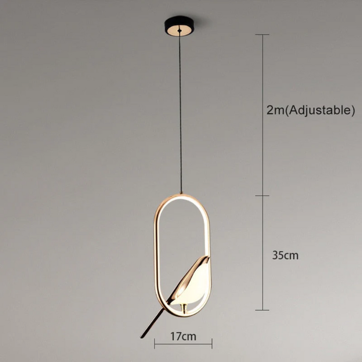 Roterende LED-væglampe - LuminaBird