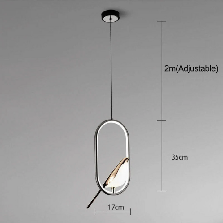 Roterende LED-væglampe - LuminaBird