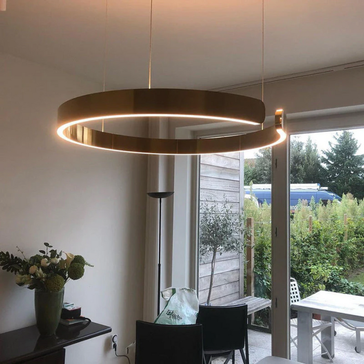 Moderne cirkulær LED-hængelampe - HaloRing