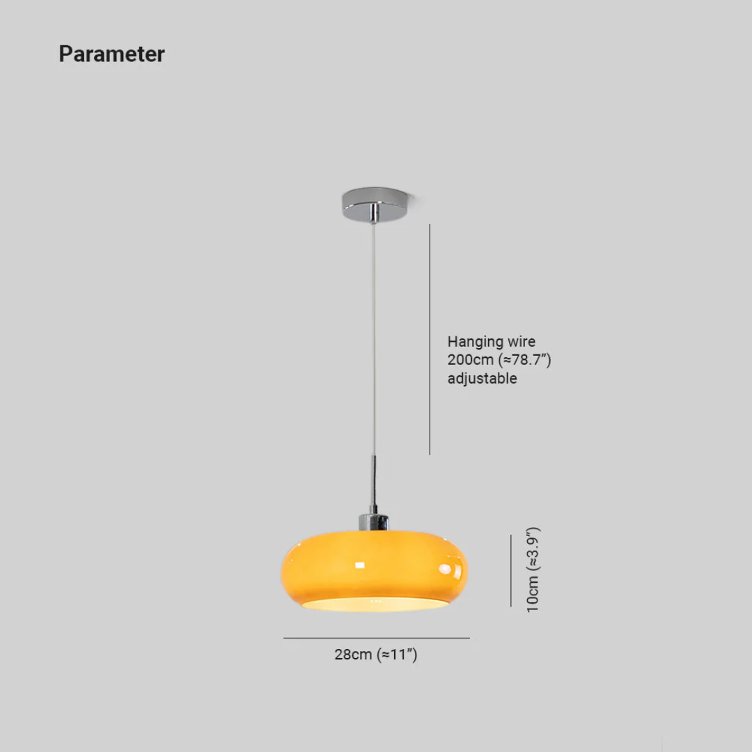 Moderne rund LED-pendel - RadianceOrb
