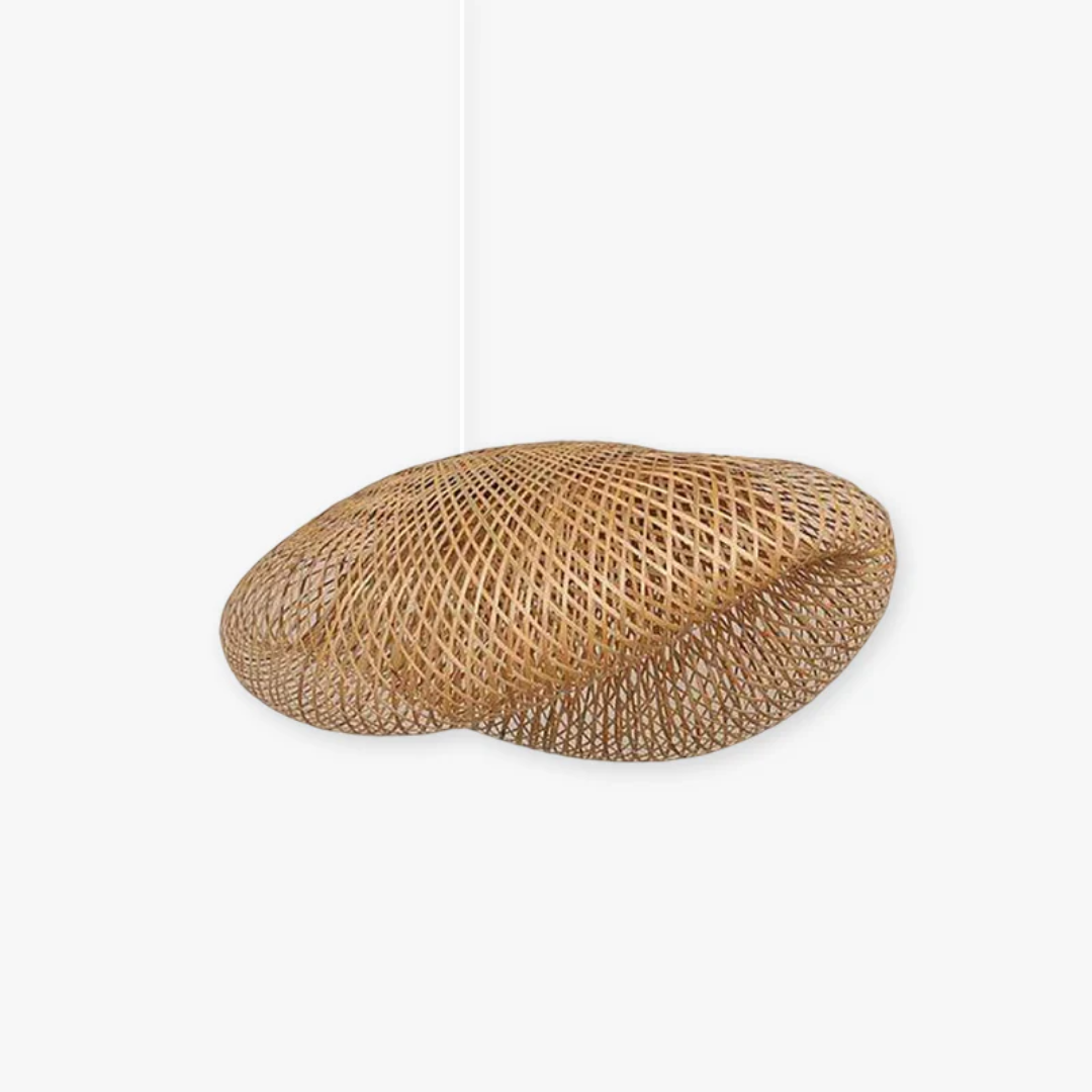Design LED-hængelampe bambus-kugler - EcoSphere