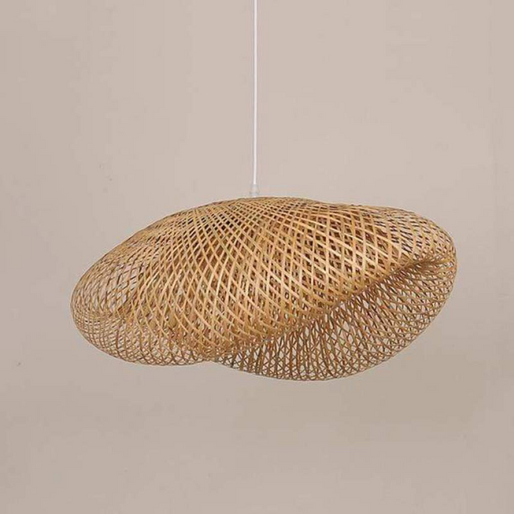 Design LED-hængelampe bambus-kugler - EcoSphere