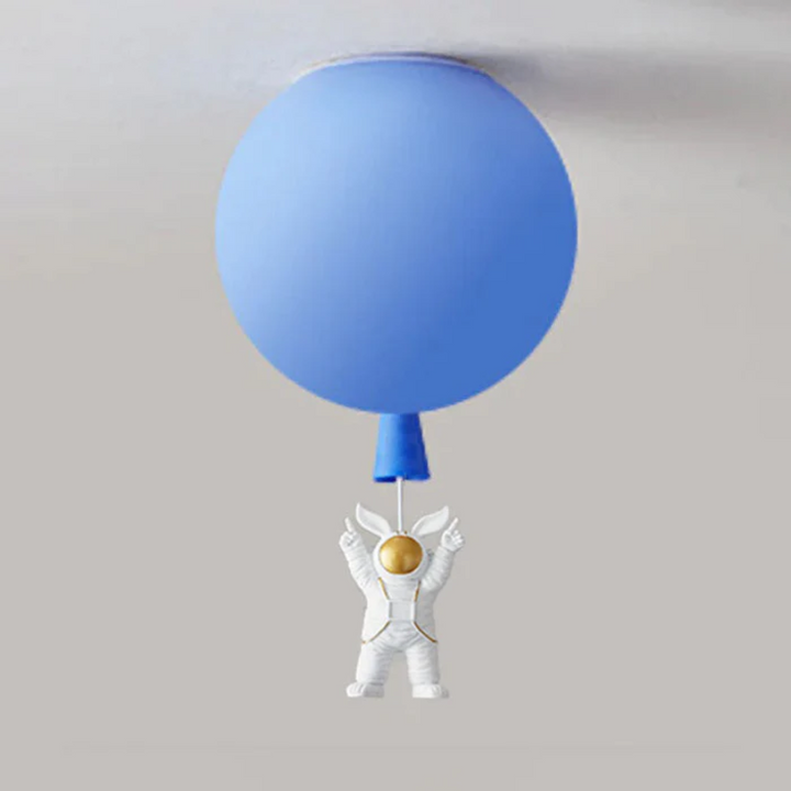 Trendy Måne-/Astronaut-LED-loftlampe til børneværelset - CosmoGlow