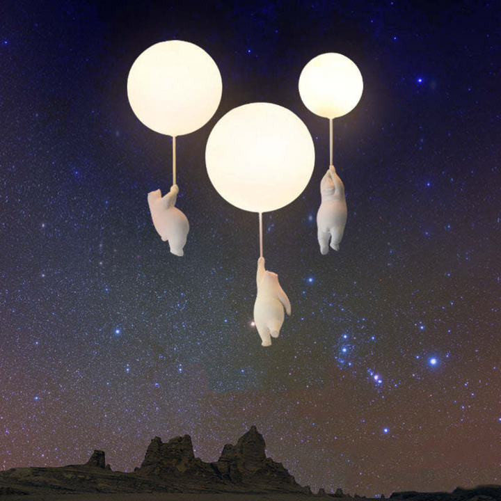 Fateh loftlamper pendellamper bjørn ballon