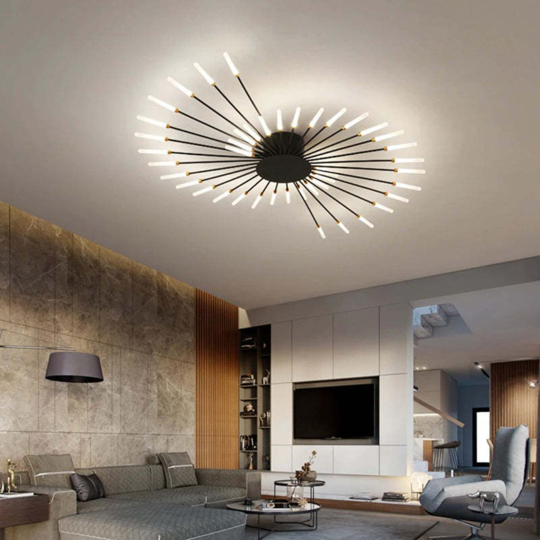 Moderne Stor LED-loftlampe - LumenMax