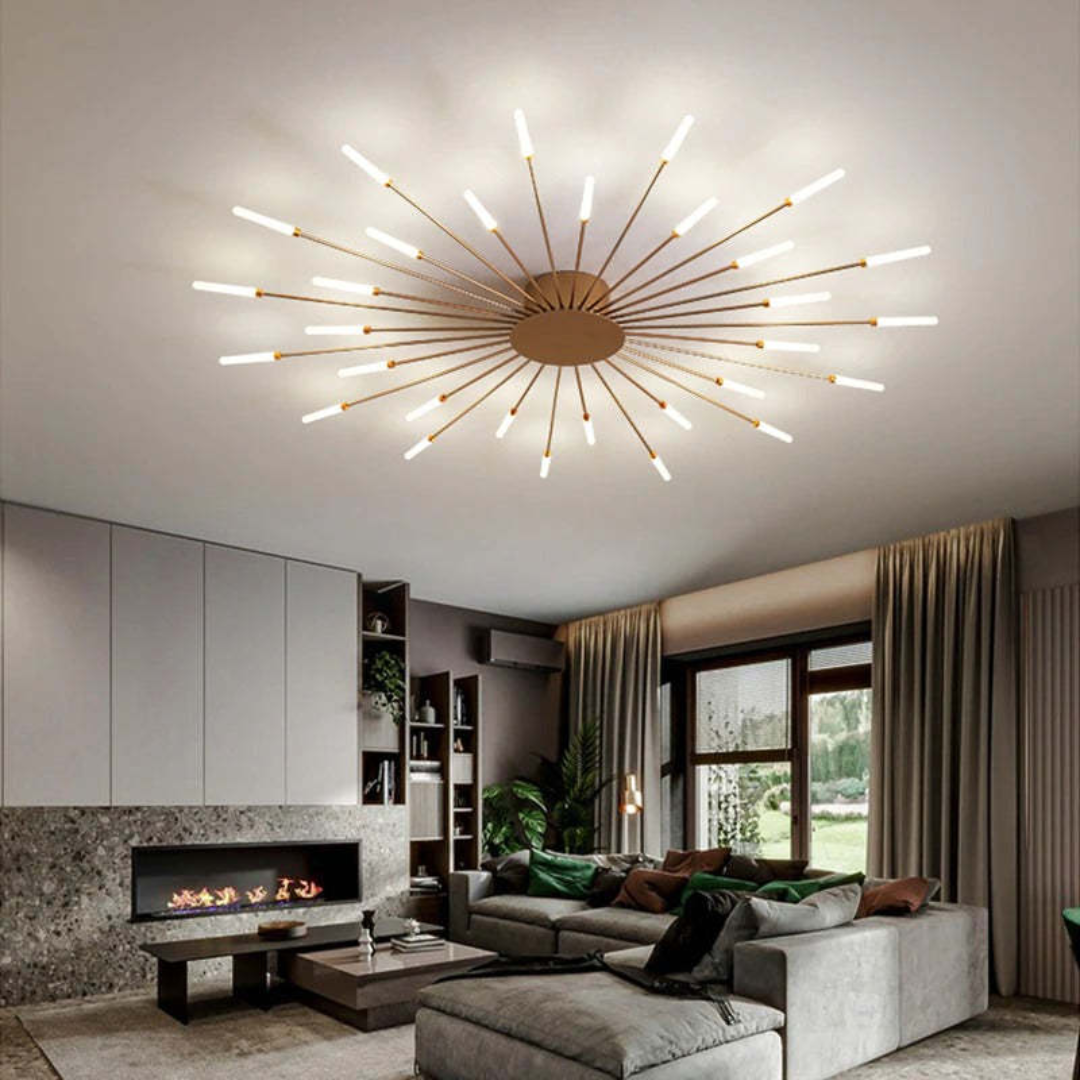 Moderne Stor LED-loftlampe - LumenMax