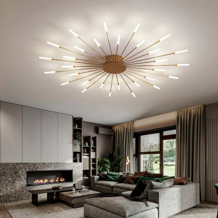 Moderne Stor LED-loftlampe - LumenMax
