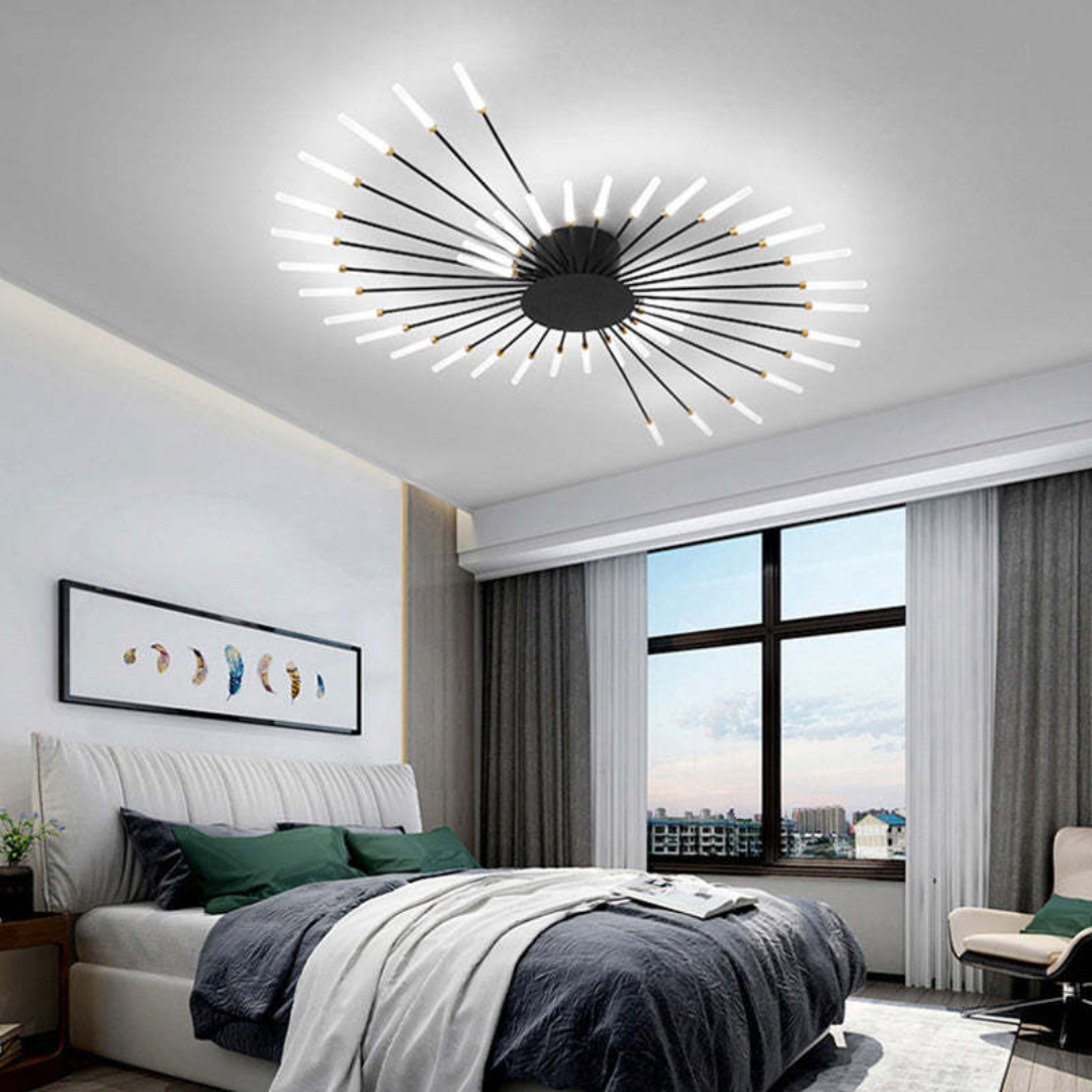 Moderne Stor LED-loftlampe - LumenMax
