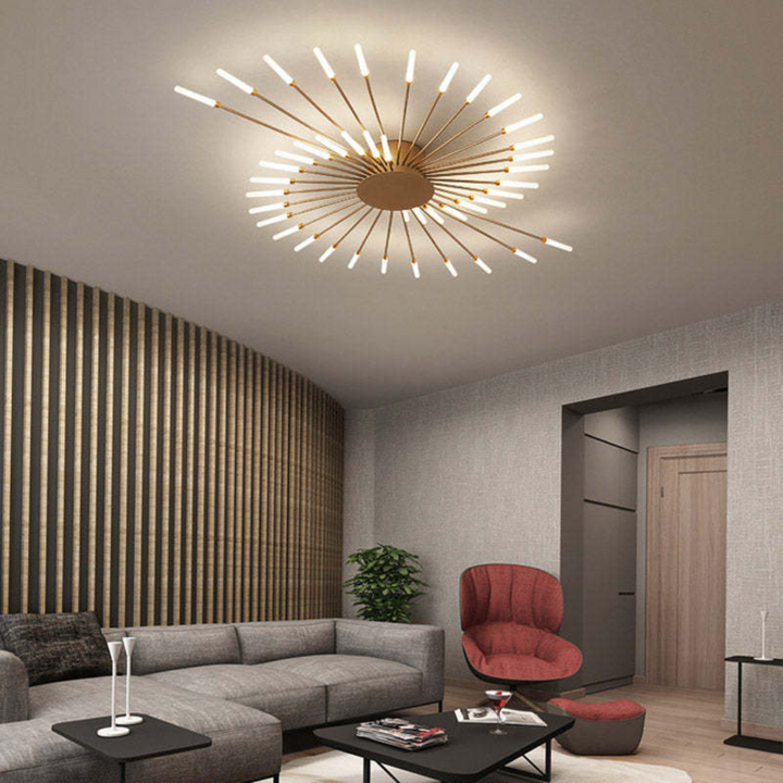 Moderne Stor LED-loftlampe - LumenMax