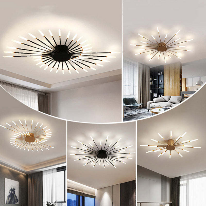 Moderne Stor LED-loftlampe - LumenMax