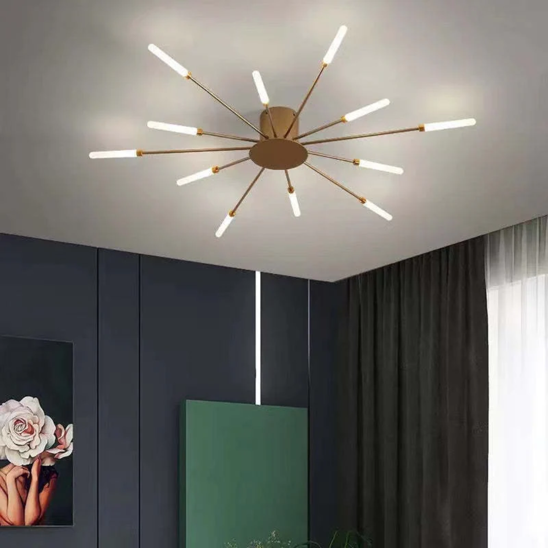 Moderne Stor LED-loftlampe - LumenMax