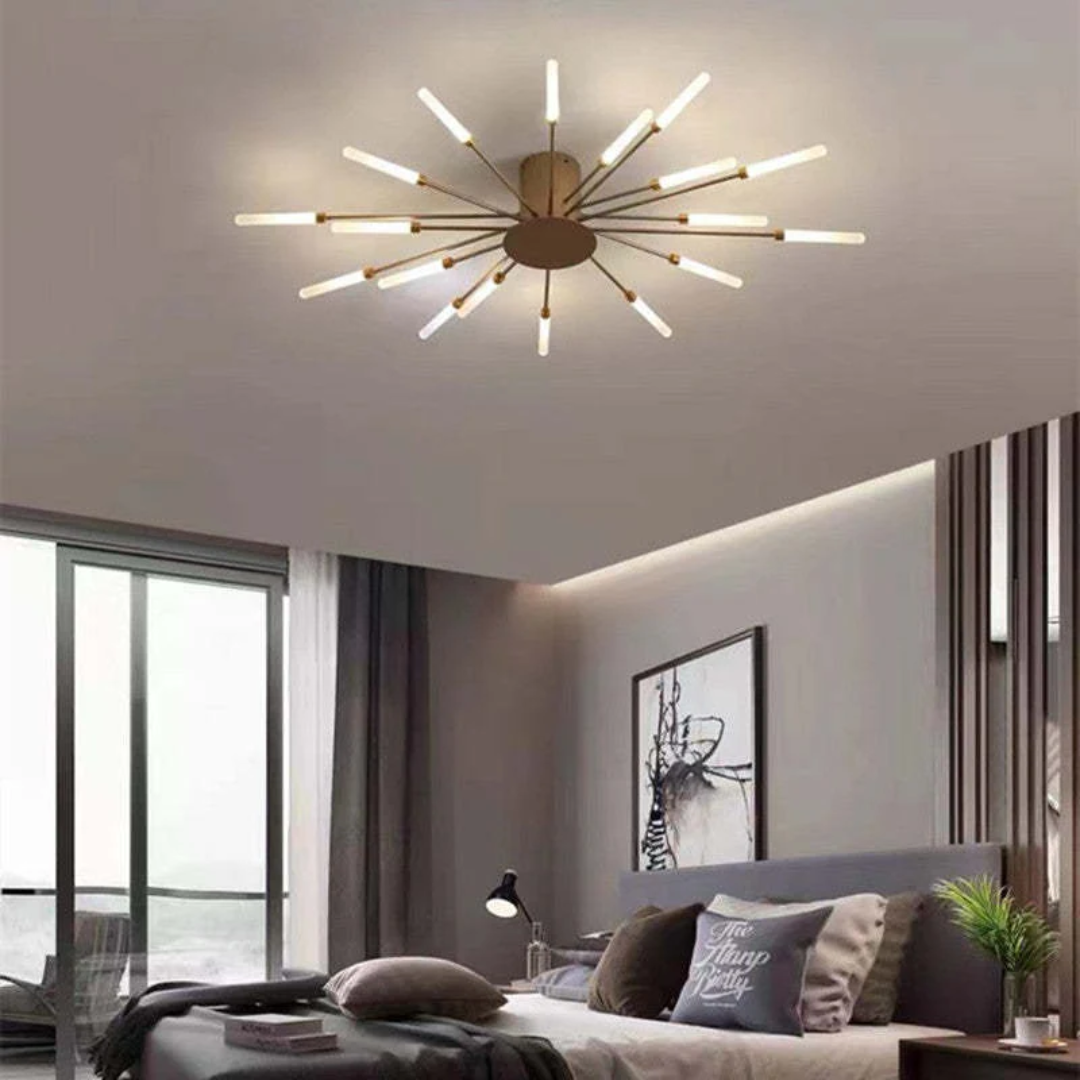 Moderne Stor LED-loftlampe - LumenMax