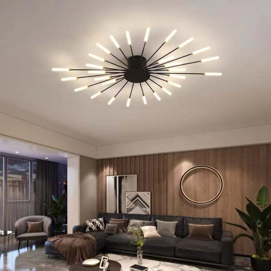 Moderne Stor LED-loftlampe - LumenMax