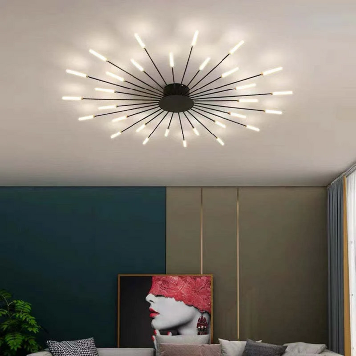 Moderne Stor LED-loftlampe - LumenMax