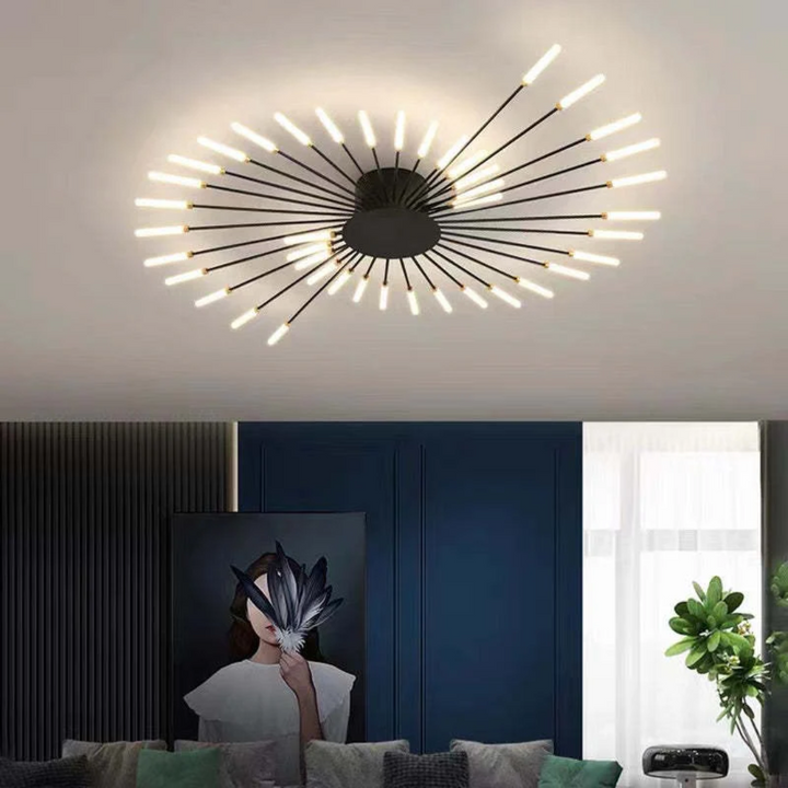 Moderne Stor LED-loftlampe - LumenMax