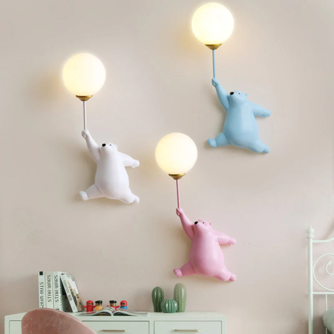 Design Bjørn LED-væglampe - TeddyGlow