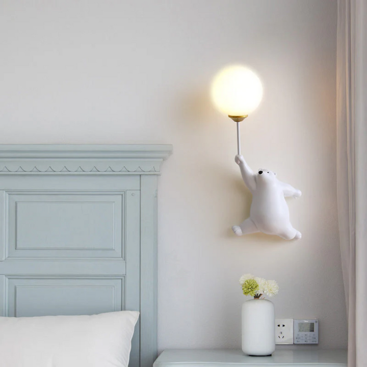 Design Bjørn LED-væglampe - TeddyGlow