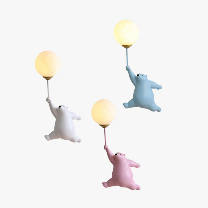 Design Bjørn LED-væglampe - TeddyGlow