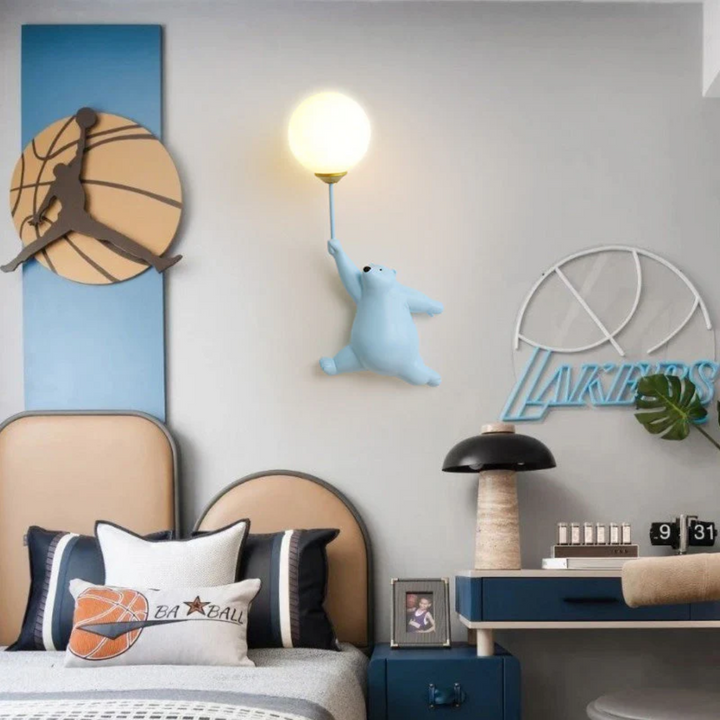 Design Bjørn LED-væglampe - TeddyGlow