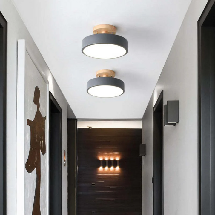 Moderne rund LED loftlampe - Nova