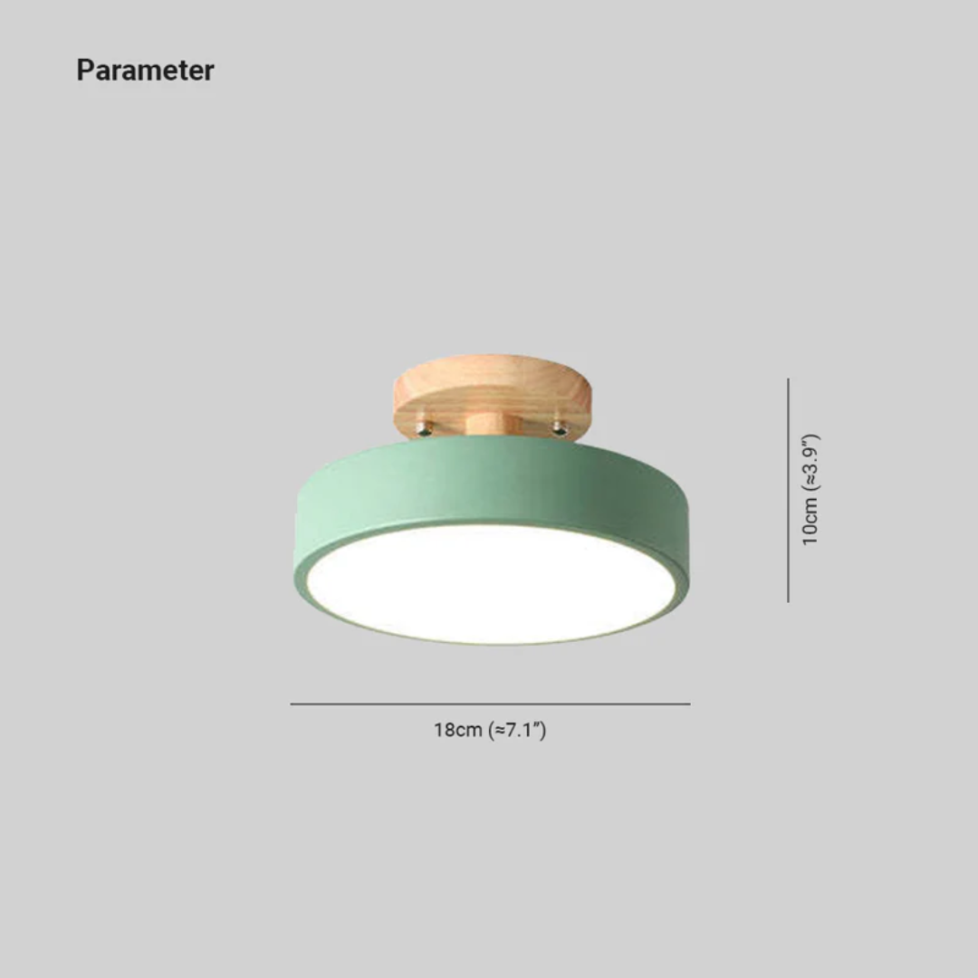 Moderne rund LED loftlampe - Nova