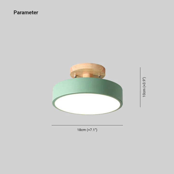 Moderne rund LED loftlampe - Nova