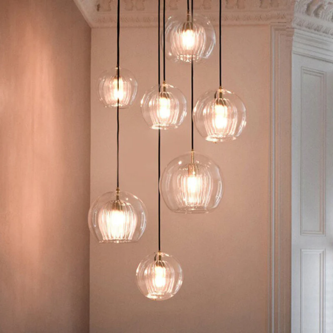 Moderne kugleformet LED-pendel - Aurora Sphere