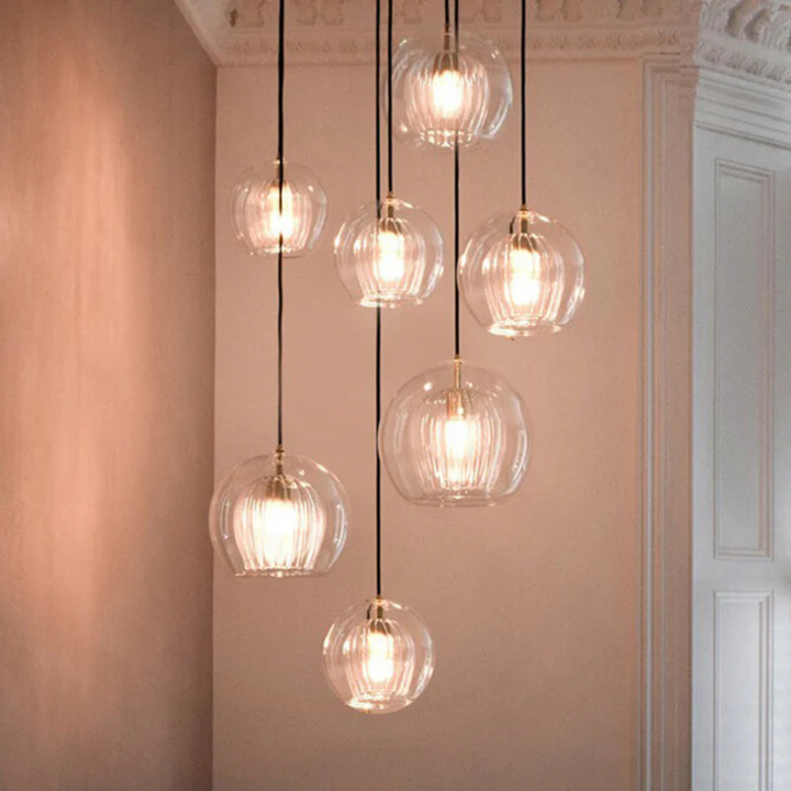 Moderne kugleformet LED-pendel - Aurora Sphere