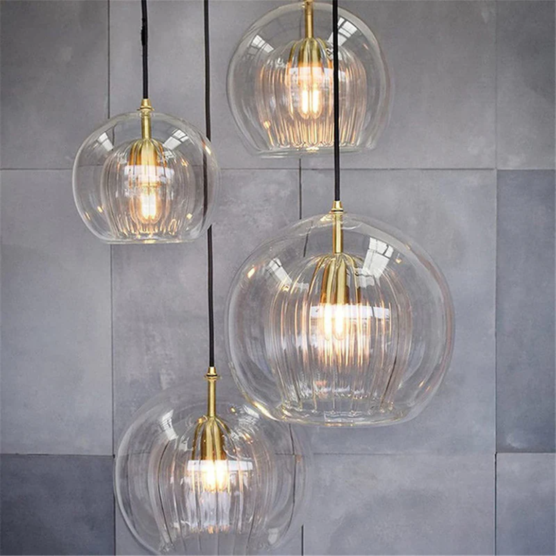 Moderne kugleformet LED-pendel - Aurora Sphere