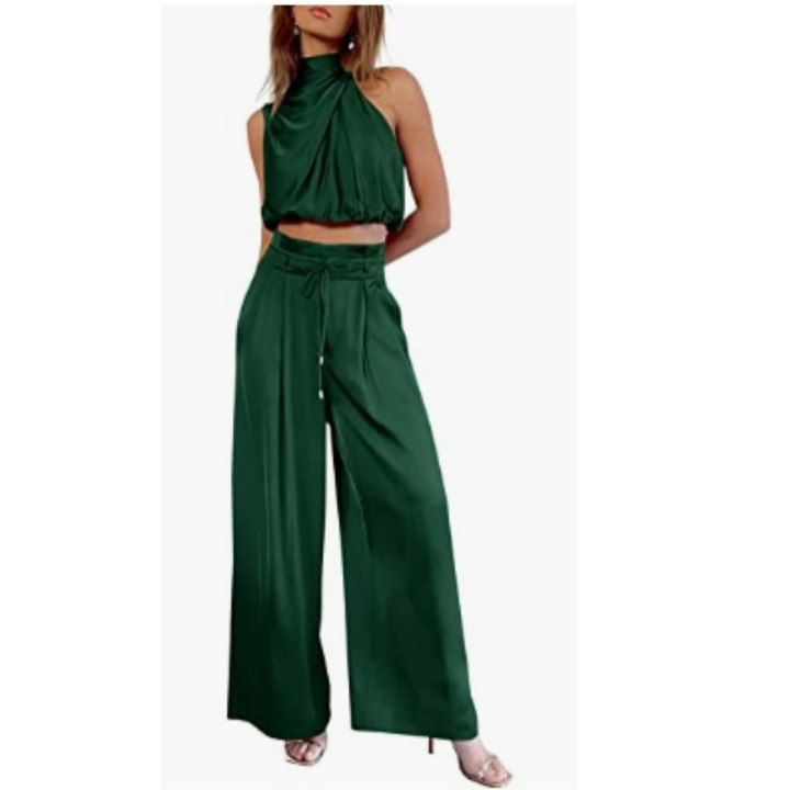 Sommer Dame Jumpsuit med Løs Pasform – Salena