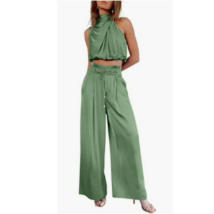 Sommer Dame Jumpsuit med Løs Pasform – Salena