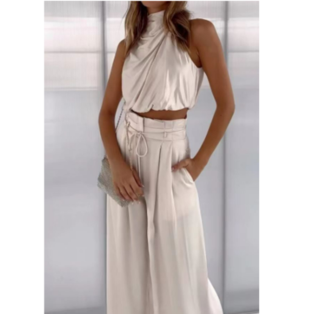 Sommer Dame Jumpsuit med Løs Pasform – Salena