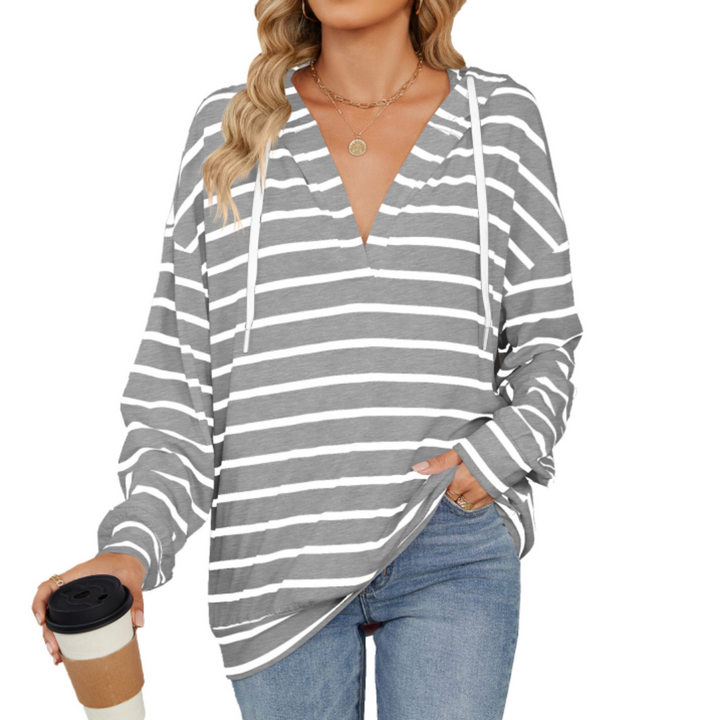 Moderne dame hoodie med flatterende pasform - Annelieser