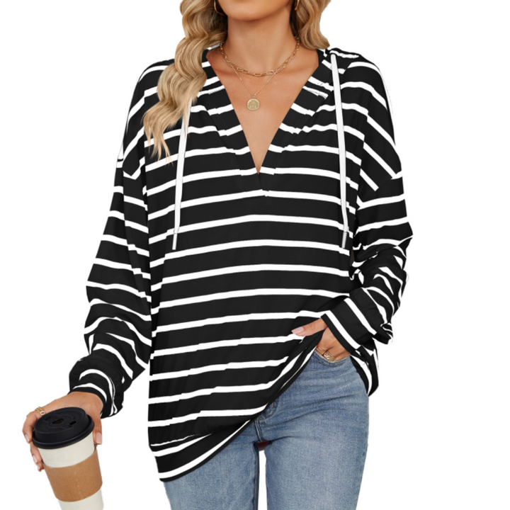 Moderne dame hoodie med flatterende pasform - Annelieser