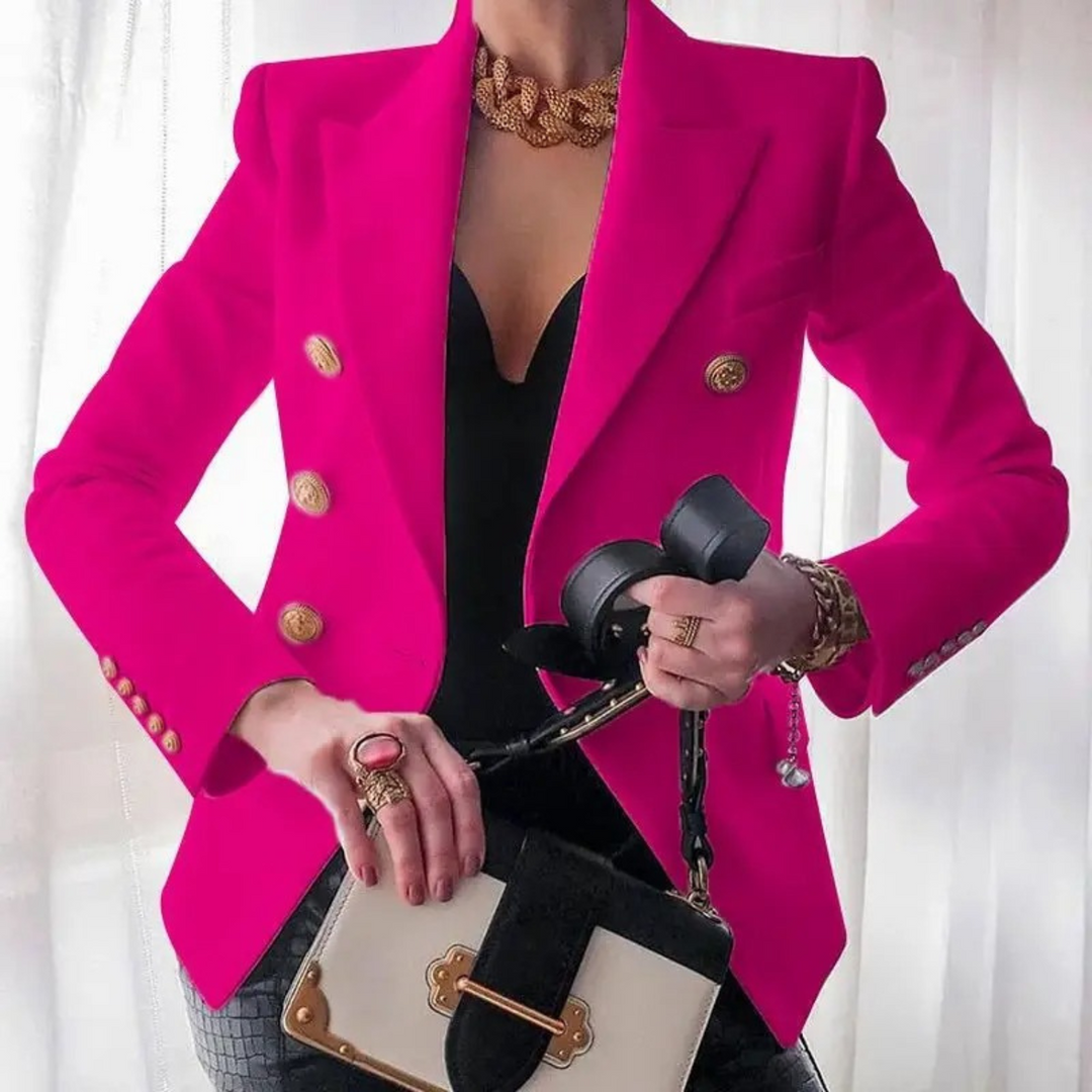 Vintage dameblazer med dobbelte knapper - Isabelle