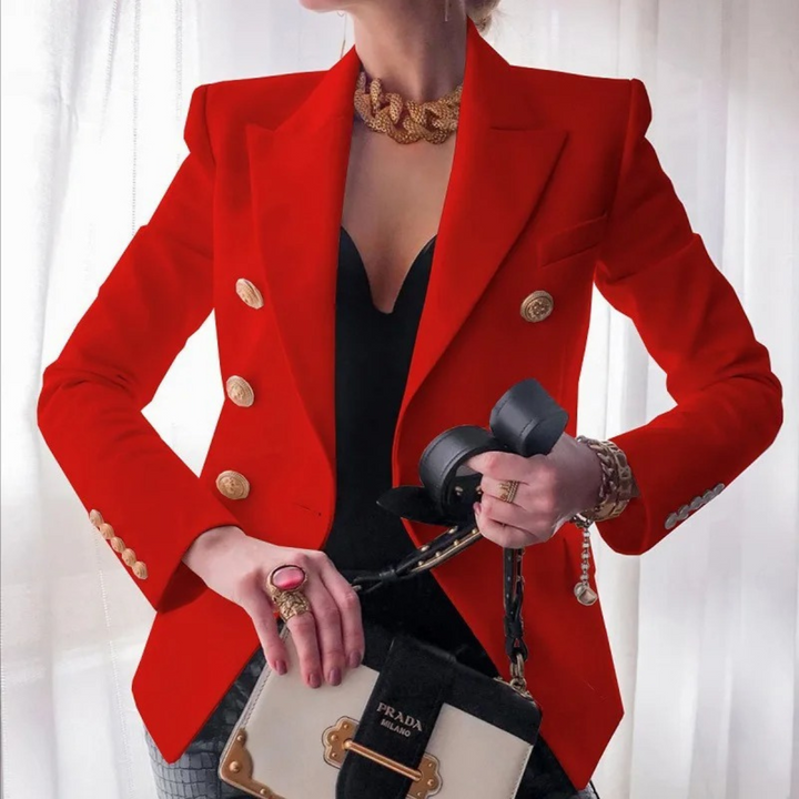Vintage dameblazer med dobbelte knapper - Isabelle