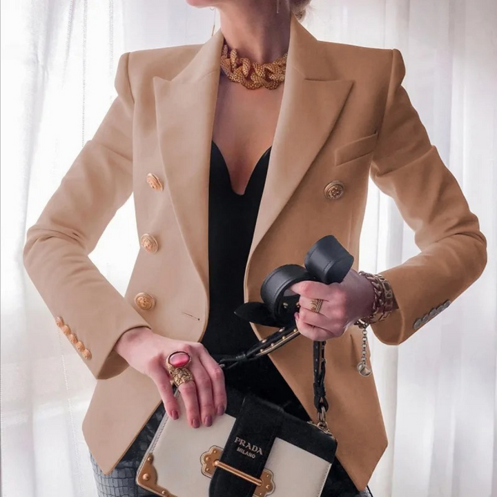 Vintage dameblazer med dobbelte knapper - Isabelle