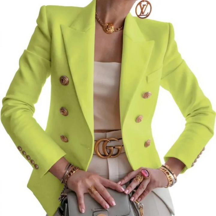 Vintage dameblazer med dobbelte knapper - Isabelle