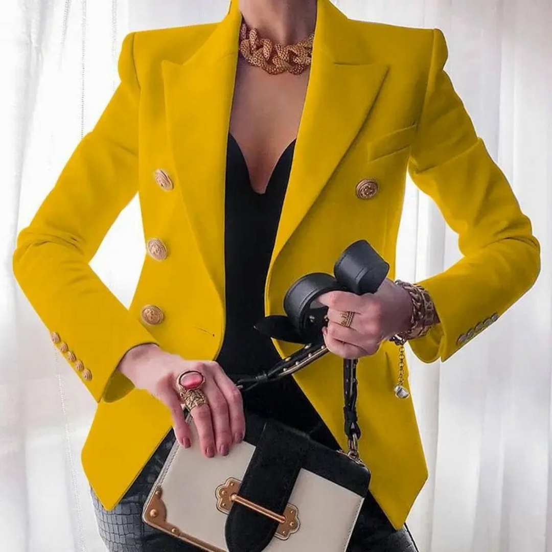 Vintage dameblazer med dobbelte knapper - Isabelle