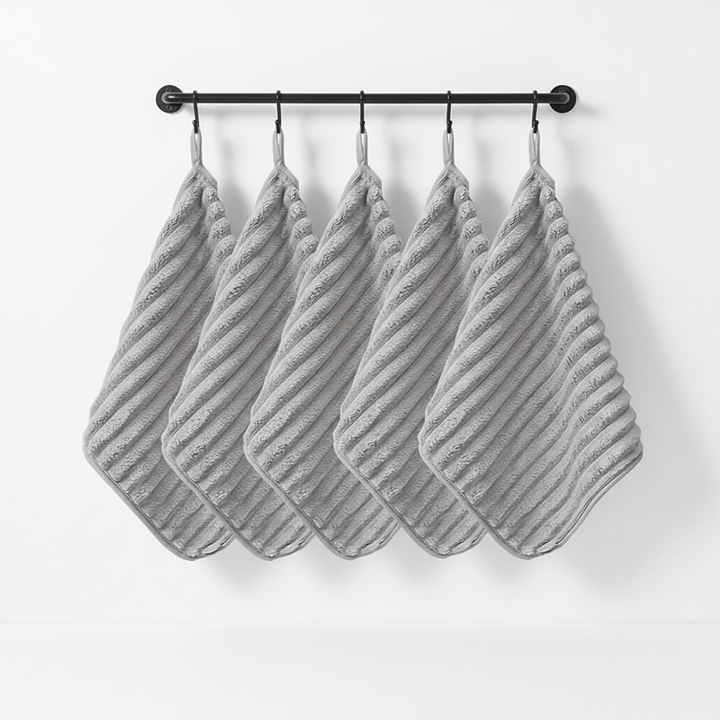 Vintage Gestreiftes Handtuch Set - VintageCloth