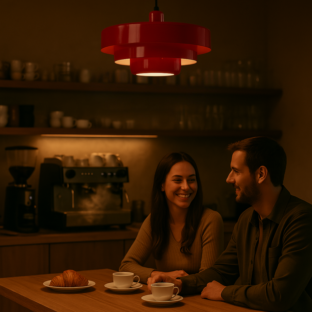 TimelessGlow™ Vintage Pendel – Varm LED-stemningsbelysning med industrielt præg