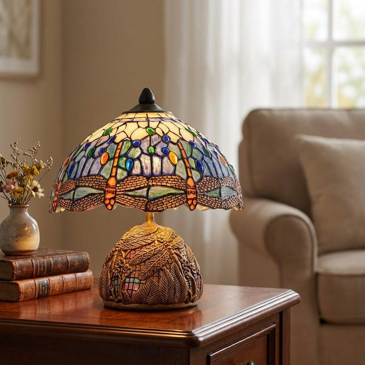 Vintage Inspired Table Lamp -  Dragonluma