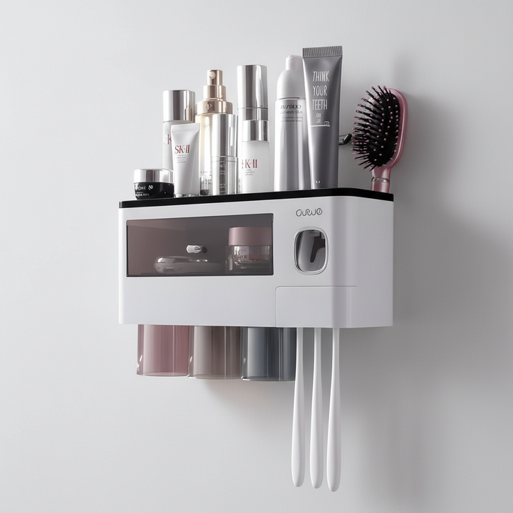 Wandmontierte Zahnburstenhalterung - HygiaHolder